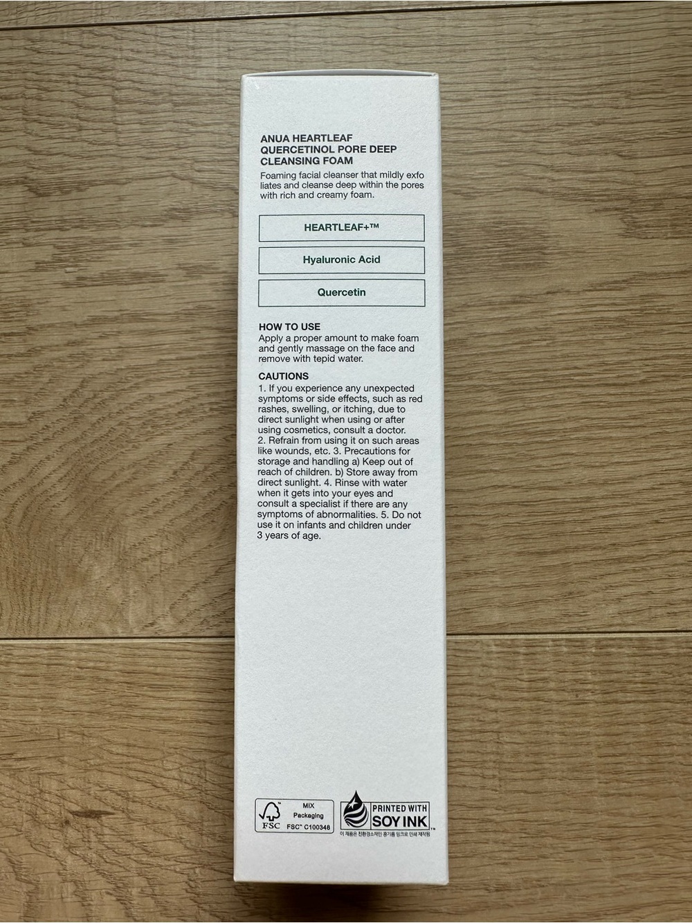 Anua Heartleaf Quercetinol + BHA Pore Deep Cleansing Foam - Picture 11 of 14